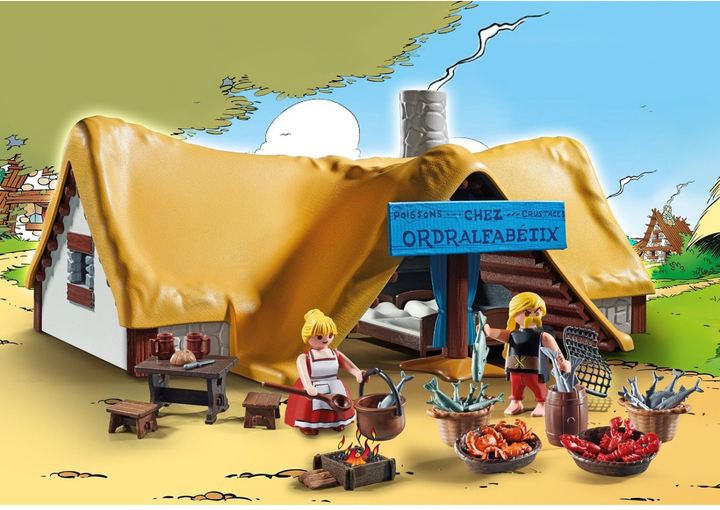 Ігровий набір фігурок Playmobil Asterix Хатина Ахігенікса (4008789712660) - зображення 3