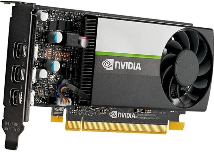 Відеокарта PNY PCI-Ex NVIDIA T400 4GB GDDR6 (64bit) (1425/10000) (3 x miniDisplayPort) (VCNT400-4GB-PB) - зображення 6