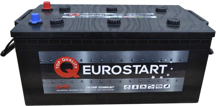 Автомобильный аккумулятор EUROSTART Truck 225 А/час боковая (+/-) 1400 ...