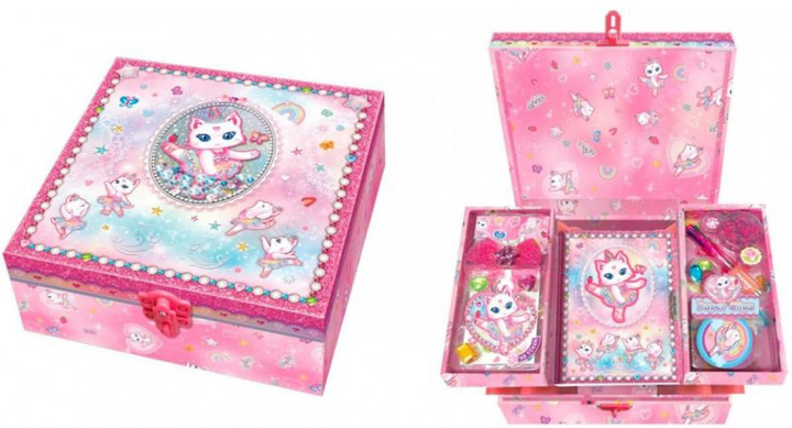 Zestaw do zabawy Pulio Pecoware Set in a box with shelves Cat baller (5907543778173) - obraz 1