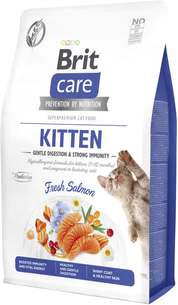 Сухой корм для котят Brit Care Cat GF Kitten Gentle Digestion Strong ...