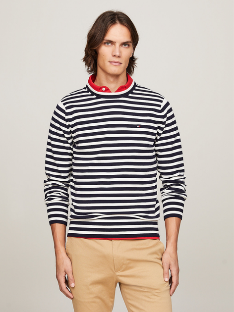 Sweter męski Tommy Hilfiger MW0MW21316 XL Granatowy (8720645706915) - obraz 1