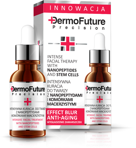 Kuracja do twarzy DermoFuture Intensive Face Treatment intensywna z nanopeptydami i komórkami macierzystymi 20 ml (5901785001426) - obraz 1