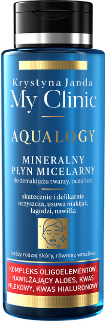 Płyn micelarny JANDA My Clinic Aqualogy mineralny 400 ml (5905159910536) - obraz 1