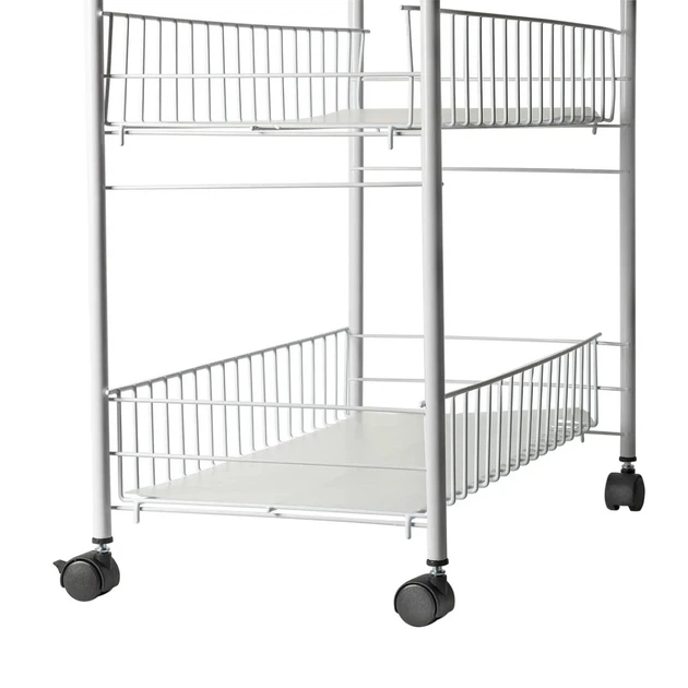 Етажерка 4-х ярусна Besser KM-2750-4 50х80х120 см біла - зображення 5