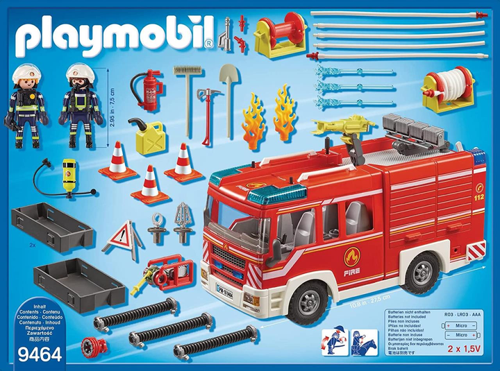 Zestaw do zabawy Playmobil 9464 Pojazd ratowniczy straży pożarnej (4008789094643) - obraz 2