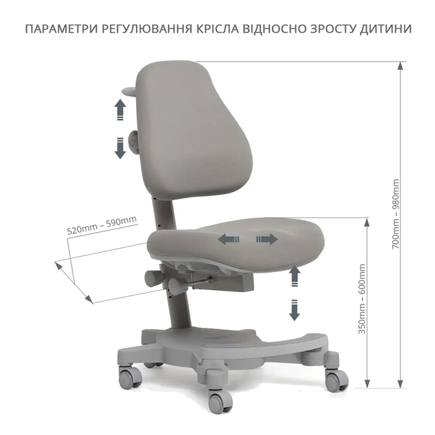 Детское кресло Cubby Solidago Grey - Фото 12 Детское кресло Cubby Solidago Grey - изображение 12