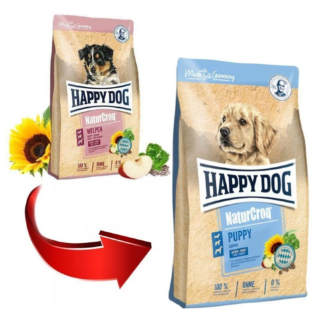 Сухой корм для собак Happy Dog Premium Naturcroq WELPEN для щенков всех пород от 4 недель до 6 месяцев и кормящих собак 15 кг - Фото 2 Сухой корм для собак Happy Dog Premium Naturcroq WELPEN для щенков всех пород от 4 недель до 6 месяцев и кормящих собак 15 кг - изображение 2