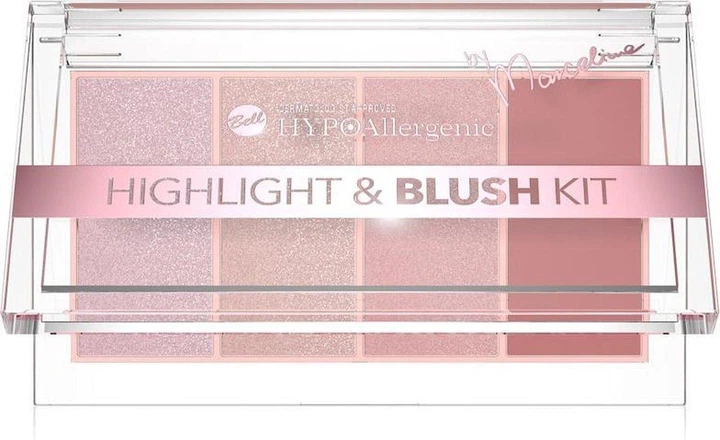 Палетка хайлайтеров и бронзеров для лица Bell Hypoallergenic Highlight & Blush Kit 20 г - Фото 3 Палетка хайлайтеров и бронзеров для лица Bell Hypoallergenic Highlight & Blush Kit 20 г - изображение 3