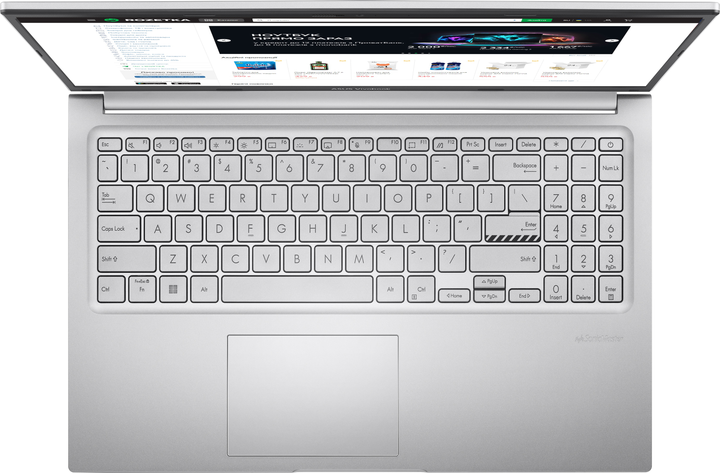 Ноутбук ASUS Vivobook 15 M1502YA-BQ161 (90NB0X22-M00AH0) Cool Silver / 15.6" IPS Full HD / AMD Ryzen 7 7730U / RAM 16 ГБ / SSD 512 ГБ - зображення 6