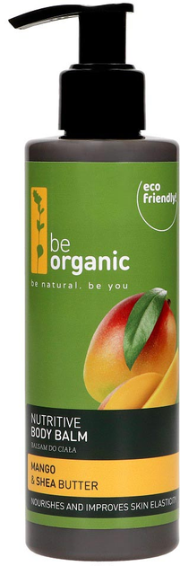 Balsam do ciała Be Organic Nutritive Body Balm Mango & Masło Shea odżywczy 200 ml (5905279400450) - obraz 1