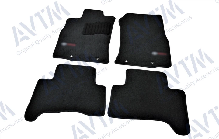 Ворсовые коврики в салон авто AVTM на для Toyota FJ Cruiser Premium 06- Тойота ФДЖ Крузер черные АМ0032125 - изображение 2