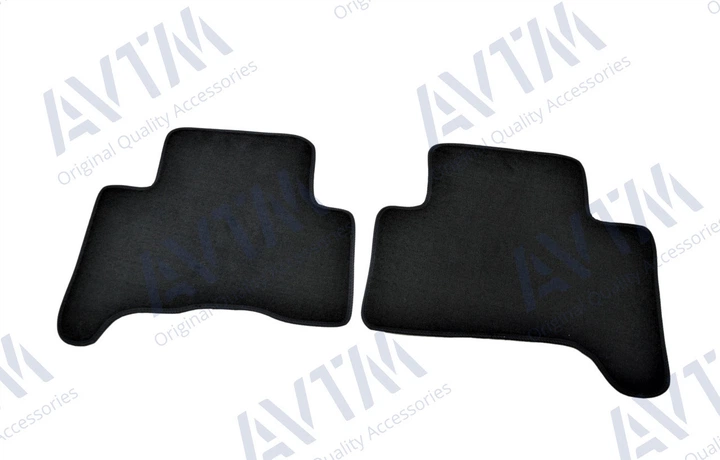 Ворсовые коврики в салон авто AVTM на для Toyota FJ Cruiser Premium 06- Тойота ФДЖ Крузер черные АМ0032125 - изображение 7