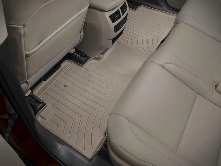 Автомобильные коврики в салон Weathertech на Acura MDX 14-21 2-й ряд бежевые Акура МДХ WT0011491 - изображение 2
