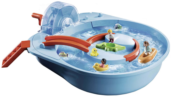 Park wodny Playmobil 1.2.3 Aqua z figurkami (4008789702678) - obraz 2