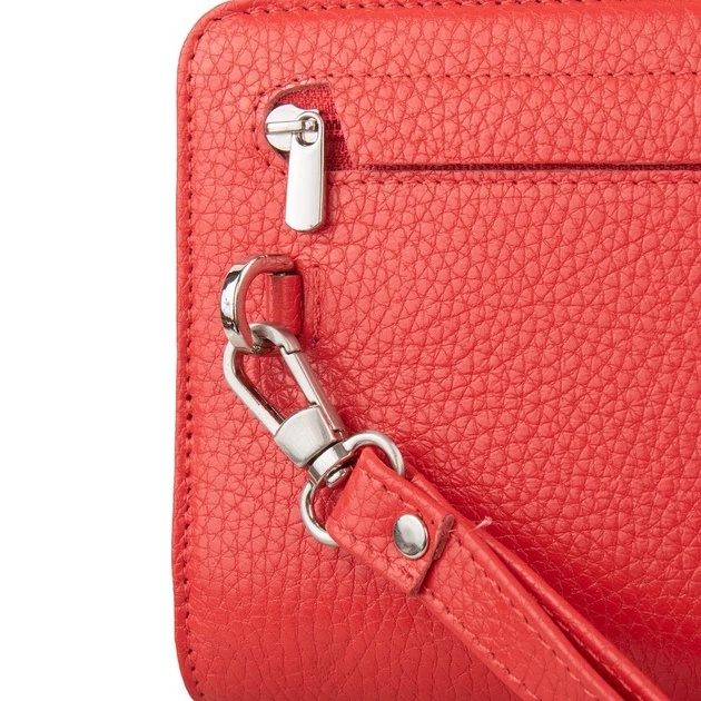Кошелек женский кожа Desisan 908-04 красный флотар - изображение 4