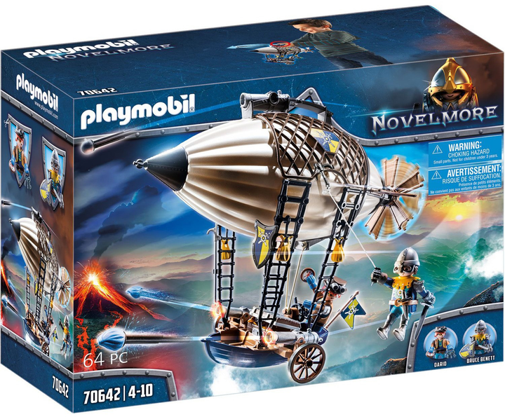 Zestaw figurek do zabawy Playmobil Novelmore Knights Airship (4008789706423) - obraz 1