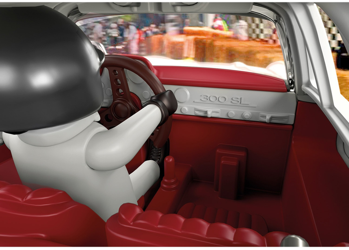Ігровий набір фігурок Playmobil Classic Cars Mercedes-Benz 300 SL (4008789709226) - зображення 8