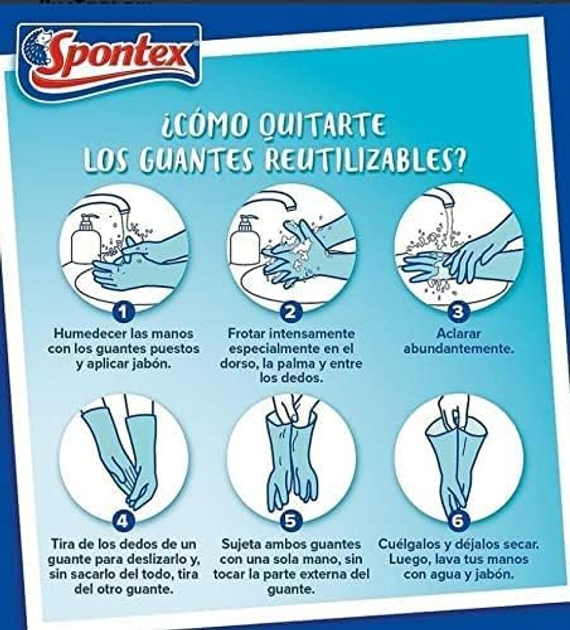 Rękawiczki medyczne Spontex Second Skin Gloves Size L (8410404452381) - obraz 2