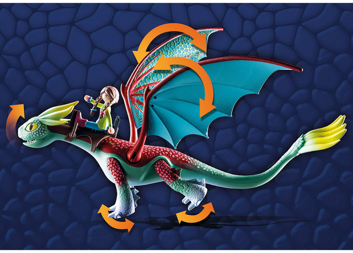 Ігровий набір фігурок Playmobil Playmobil Dragons The Nine Realms Feathers & Alex (4008789710833) - зображення 5