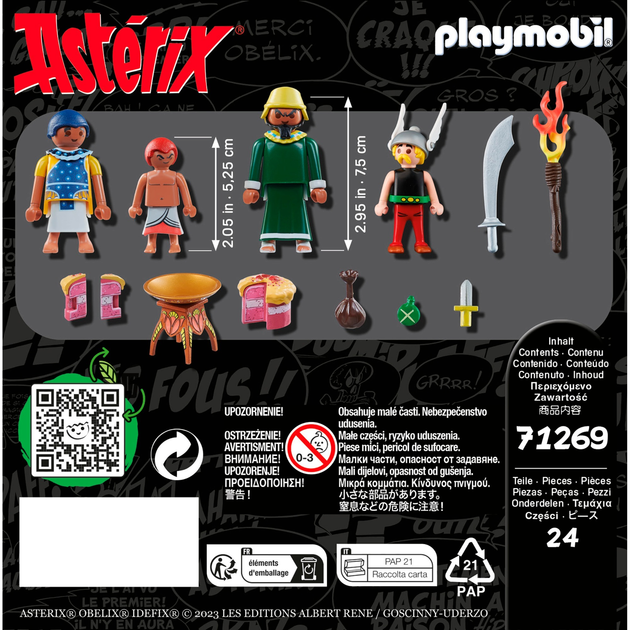 Zestaw figurek do zabawy Playmobil Asterix The Poisoned Cake Of Amonbofis (4008789712691) - obraz 4