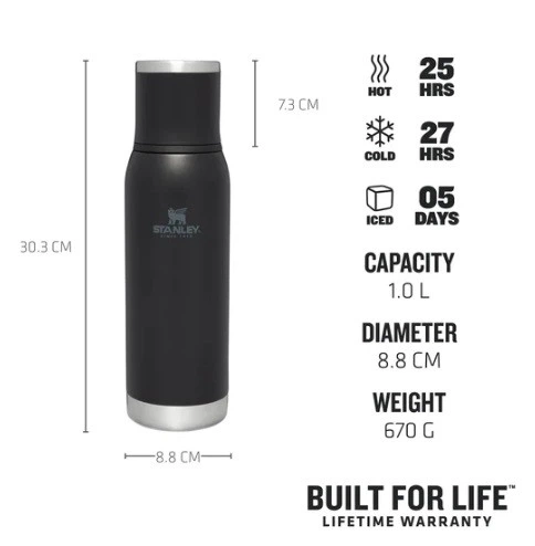 Термос Stanley Adventure To-Go Black 1 л - изображение 2