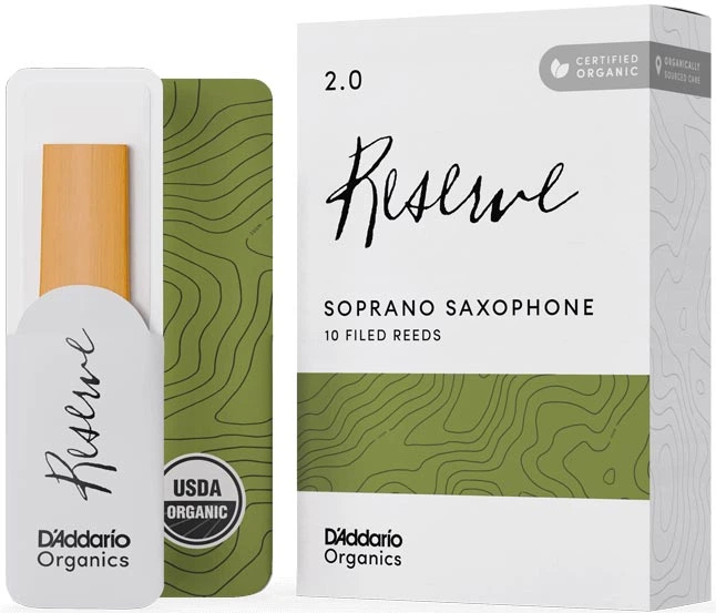 Трости для сопрано-саксофона D'Addario ORGANIC RESERVE - SOPRANO SAX #2.0 - 10 PACK - Фото 7 Трости для сопрано-саксофона D'Addario ORGANIC RESERVE - SOPRANO SAX #2.0 - 10 PACK - изображение 7