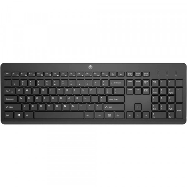 Клавиатура беспроводная HP 230 полноразмерная мембранная 107 кн USB ...