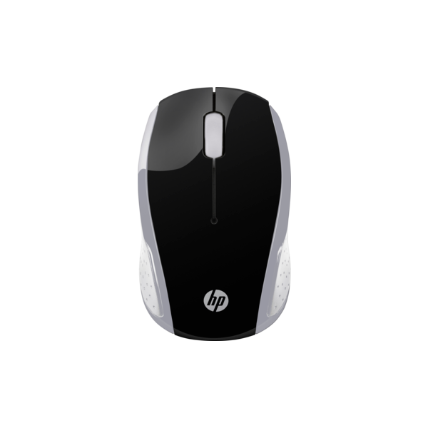 Беспроводная мышка для ПК и ноутбука HP 200 Pike Silver Wireless Mouse 3кн 1000dpi черно-серебристая (2HU84AA) - изображение 3