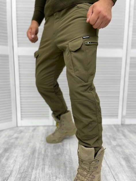 Тактичні штани SoftShell Single Sword Олива XL - зображення 1