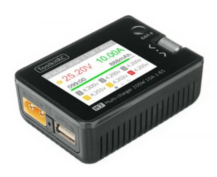 Зарядное устройство с балансировкой ToolkitRC M7 200Вт для дронов ...