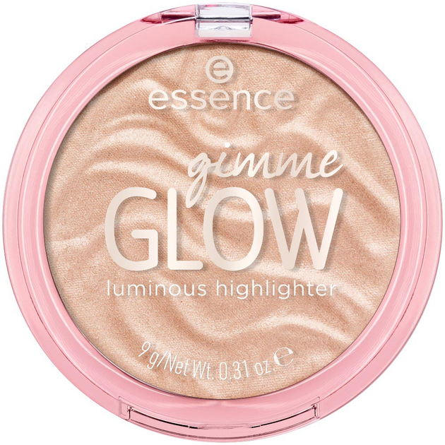 Rozświetlacz do twarzy Essence Gimme Glow Luminous Highlighter 10 Glowy Champagne 9 g (4059729394699) - obraz 1