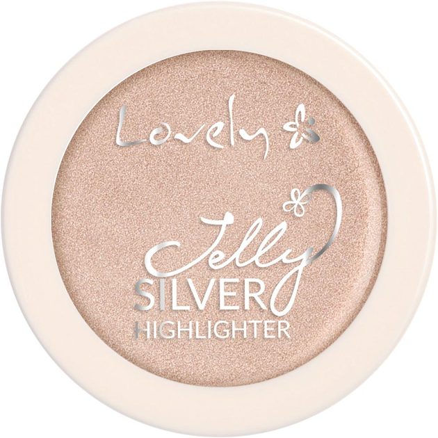 Rozświetlacz do twarzy Lovely Jelly Silver Highlighter 1 szt (5907439136209) - obraz 1