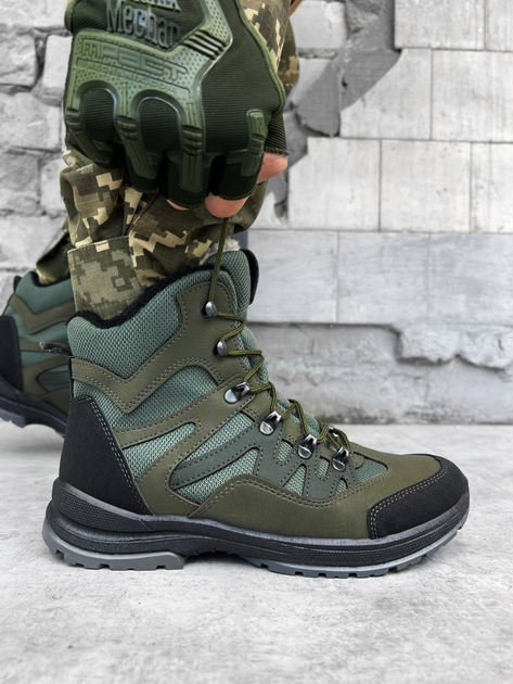 Ботинки зимние тактические Tactical Combat Boots Olive 42 - изображение 1