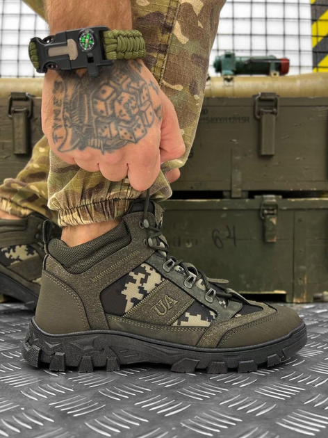 Тактичні черевики на хутрі Tactical Boots Піксель 43 - зображення 1