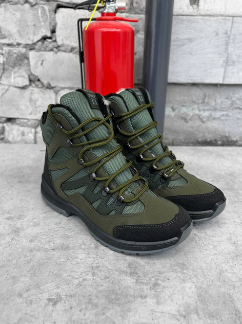 Ботинки зимние тактические Tactical Combat Boots Olive 44 - изображение 2