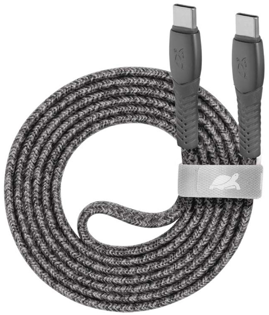 Kabel RIVACASE USB Type-C PS6105 GR21 Szary - obraz 3