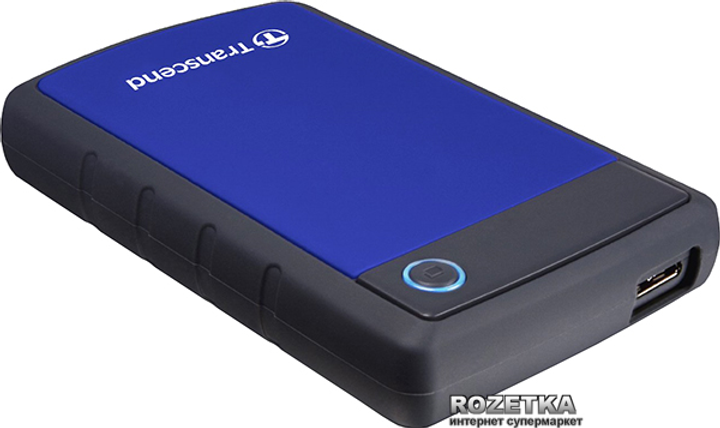Жорсткий диск Transcend StoreJet 25H3P 1TB TS1TSJ25H3B 2.5 USB 3.0 External - зображення 3