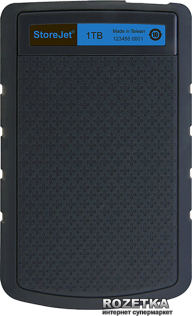 Жорсткий диск Transcend StoreJet 25H3P 1TB TS1TSJ25H3B 2.5 USB 3.0 External - зображення 4