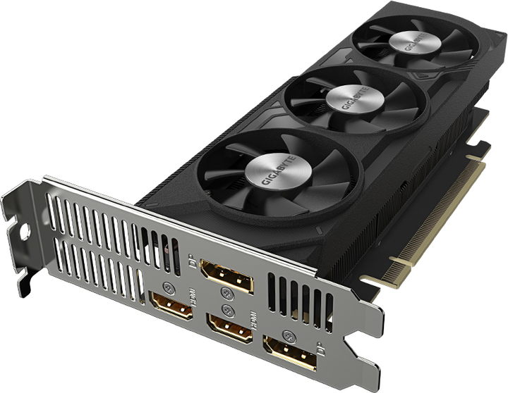 Відеокарта Gigabyte PCI-Ex GeForce RTX 4060 OC Low Profile 8GB GDDR6 (128bit) (2475/17000) (2 x HDMI, 2 x DisplayPort) (GV-N4060OC-8GL) - зображення 3