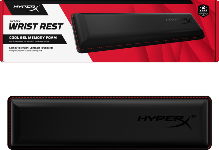 Ергономічна підставка під зап'ястя HyperX Wrist Rest Compact Black (4Z7X0AA) - зображення 5