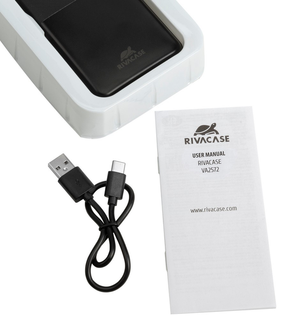Powerbank Rivacase Rivapower VA2572 20000 mAh QC/PD 20 W Black - obraz 11