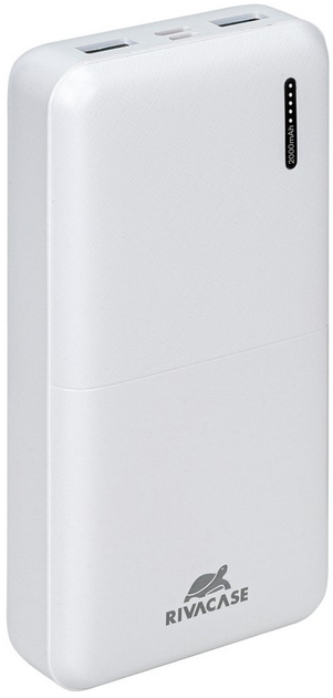 Powerbank Rivacase Rivapower VA2572 20000 mAh QC/PD 20 W White - obraz 2
