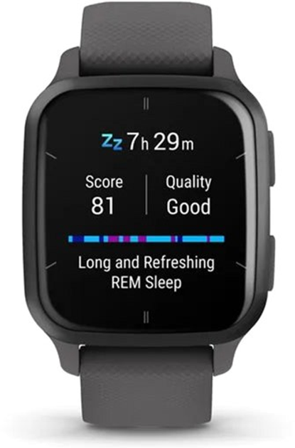 Спортивний годинник Garmin Venu Sq 2 Slate 35.9 mm Aluminium Bezel with Shadow Grey Case and Silicone Band (010-02701-10) - зображення 4