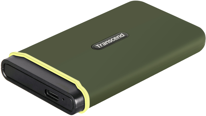 Dysk SSD Transcend ESD380C 1TB USB 3.1 Type-C 3D NAND TLC Military Green (TS1TESD380C) Zewnętrzny - obraz 2