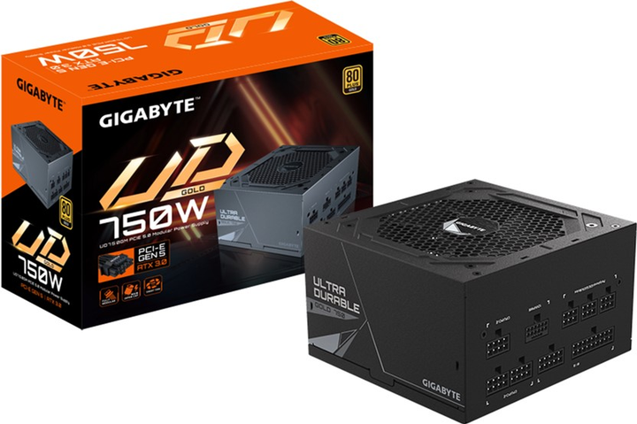 Zasilacz Gigabyte GOLD 750W ATX 3.0 (GP-UD750GM PG5) - obraz 7