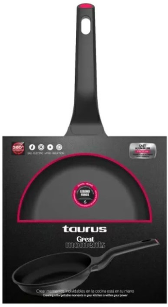 Patelnia Taurus Great Moments z odlewu aluminiowego 26 cm (980924000) - obraz 4