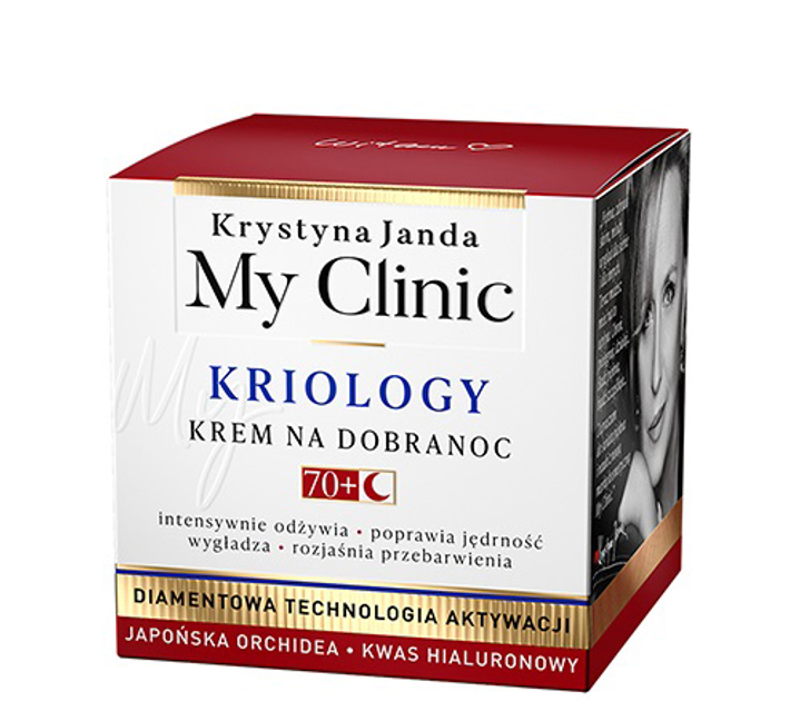 Krem Janda My Clinic Kriology 70+ Japońska Orchidea & Kwas Hialuronowy 50 ml (5903899661633) - obraz 1