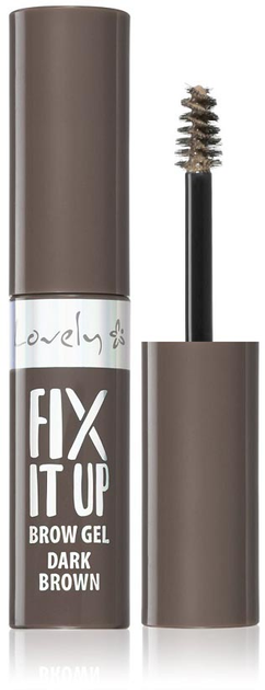 Żel do brwi Lovely Fix It Up Brown Gel utrwalający Dark Brown (5901801652267) - obraz 1