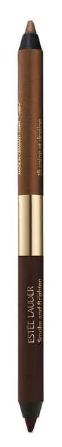 Олівець для очей Estée Lauder Smoke And Brighten Kajal Eyeliner Duo 2 w 1 Dark Chocolate/Rich Bronze Кремовий 0.5 г (887167655966) - зображення 1